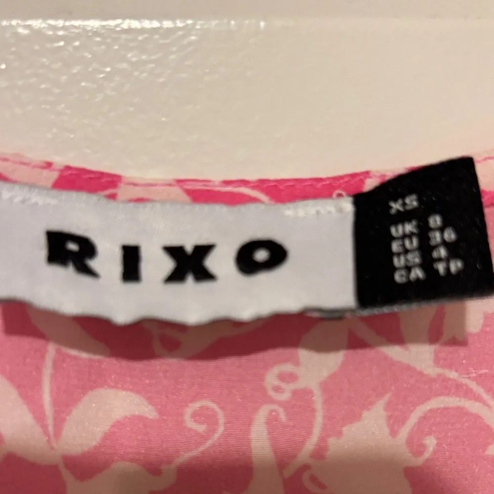RIXO Pink and White Mini Dress - Picture 2 of 3